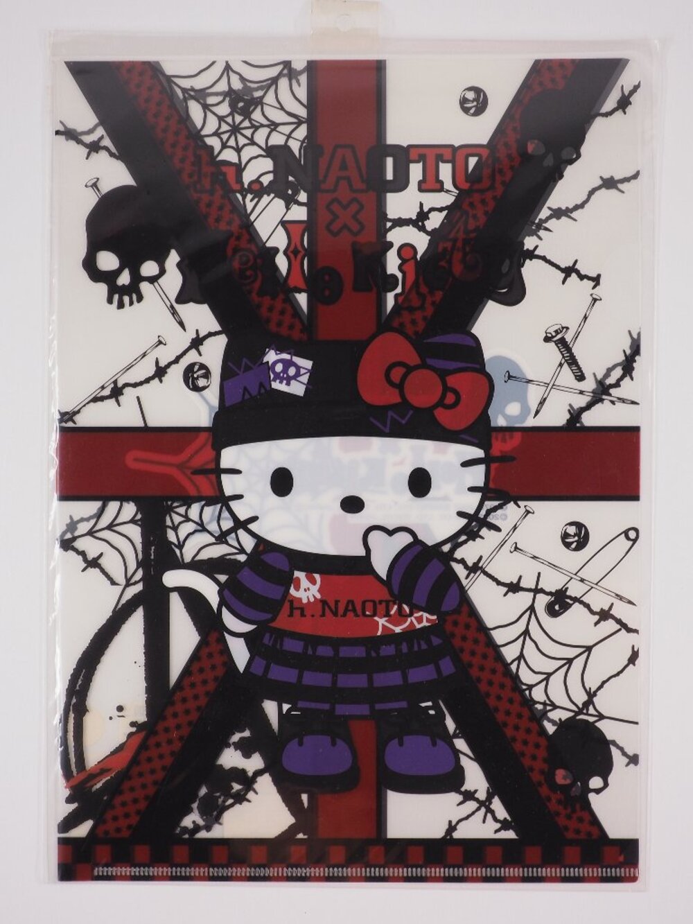 Sanrio Japan Hello Kitty Vintage Clearfile Clear File h.NAOTO